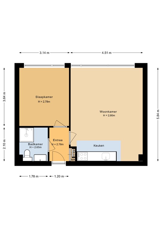 mediumsize floorplan